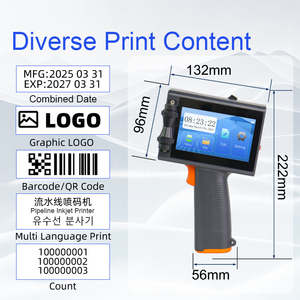 2025新型便携式手持式喷墨打印机快速干燥600dpi批打码机皮革标签印刷用卡片打印机 - Product Image 3