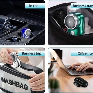 Afeitadora Rotativa Multifuncional Mini Portátil para Hombre, Resistente al Agua IPX7, Carga USB, 2 Horas de Autonomía, Carcasa Metálica - Product Image 6
