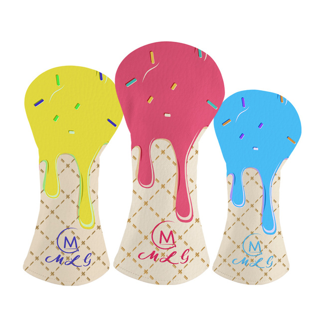 Wholesale Factory Price Custom Pu Leather Waterproof Driver Golf Headcover