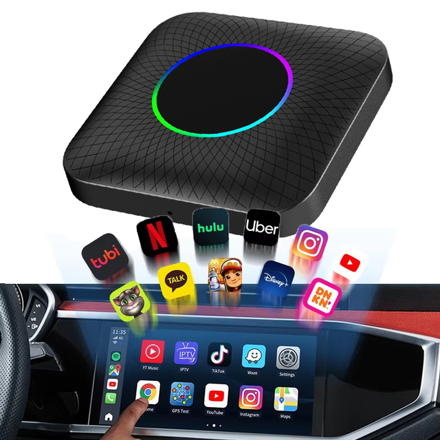 Make Streaming SM6225 8G 128Gb 64GB Wifi BT Wireless Ai Box Youtube Carplay Ai Box Android 13 TV Box Cars Play