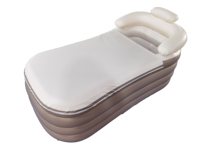 Baignoire gonflable en PVC durable pour spa à domicile avec dossier pour adultes, piscines gonflables pliables