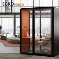 Cabine de bureau insonorisée EGROspace, populaire, pour 2 personnes, espace de communication et de confidentialité, pour le travail professionnel