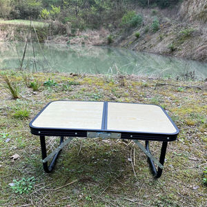 Vente en gros de valises japonaises et coréennes pour l'extérieur Petites tables de camping pliantes en bois et aluminium pour l'extérieur - Product Image 3