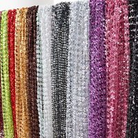 Châle à sequins ajouré 180*45cm, écharpe en maille noire à franges, cape légère pour femme pour soirée et mariage