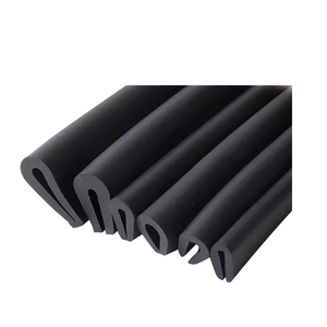 Lửa và thời tiết kháng cửa và cửa sổ Gasket phẳng Sponge PVC ép đùn cao su niêm phong dải - Product Image 3