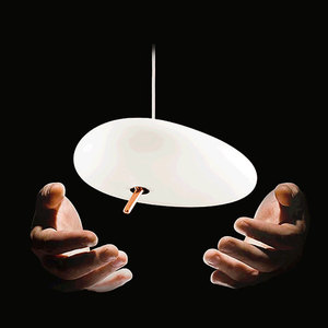 New Nordic Style Postmodern Pendant <b>Light</b> Luxury Bedroom <b>Dining</b> Room Fixture Creative Pebble Design Bedside <b>Light</b> Chandelier - Product Image 5