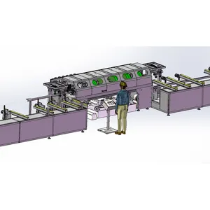 Máquina automática de polimento de tubos SS em aço inoxidável, máquina de trefilação para remoção de ferrugem de metal