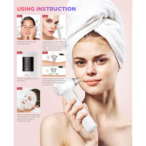 Hot bán điện comedone mụn <span class=keywords><strong>extractor</strong></span> với <span class=keywords><strong>3</strong></span> hút điện 5 đầu dò nén nóng Chức năng chân không mụn đầu đen Remover - Product Image 6