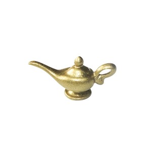 Miniature Lampe Magique d'Aladdin Mini Théière Dorée Ornement Micro Paysage Décoratif pour Accessoires de Maison de Poupées - Product Image 6