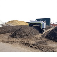 Composteur de fumier animal WINWORK à moteur diesel, autopropulsé, automatique, 500-700 m³/h, garantie 5 ans
