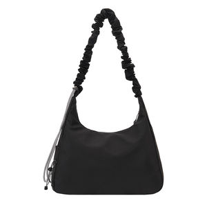 사용자 정의 로고 세련된 미니 나일론 피트니스 스포츠 체육관 가방 여성 블랙 경량 방수 여행 더플 백 요가 매트 홀더 - Product Image 3