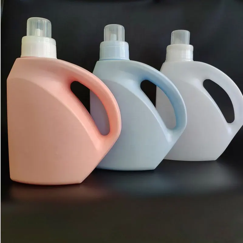 Détergent à lessive 1 l et 2 l, bouteille vide pour laver le linge, emballage plastique liquide