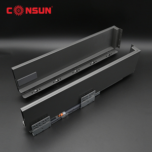 Chất lượng cao bán buôn mềm đóng hộp kim loại mỏng hệ thống nhà bếp undermount Ngăn kéo trượt - Product Image 5