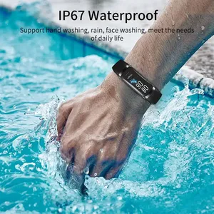 Pulsera Inteligente con Monitor de Actividad Física, Recordatorio de Mensajes, Monitor de Frecuencia Cardíaca y Sueño, Resistente al Agua, Compatible con Android e iOS, Correa de Acero Inoxidable, Deportiva - Product Image 6