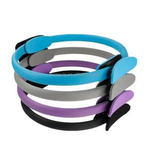 Anneau de Pilates à double poignée - Cercle magique <span class=keywords><strong>pour</strong></span> le tonification des <span class=keywords><strong>cuisses</strong></span> intérieures et du tronc, accessoires de yoga et de fitness <span class=keywords><strong>pour</strong></span> femmes, entraînement à domicile - Product Image 1