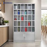 Heavy Duty Metal Bottle Storage Cabinet Commercial Drink Organizer Locker for Sports Gym School Office