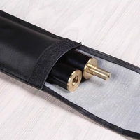 1-PC 1/2-PC 3/4 Pc étui de queue de billard en cuir souple snooker bâton de billard tige sac de transport accessoires