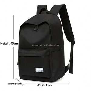 Oxford Fabric Zipper <b>Drawstring</b> Casual High Capacity Custom Laptop Bag <b>Backpack</b> for Student - Product Image 3