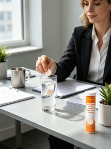 Integratore Alimentare Effervescente di Vitamina C per la Difesa del Corpo a Lungo Termine <span class=keywords><strong>Compresse</strong></span> <span class=keywords><strong>Effervescenti</strong></span> di C per un Facile Assunzione Nutrizionale Quotidiana - Product Image 4
