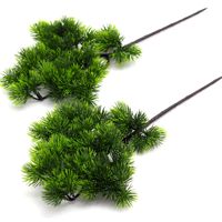 Plante verte artificielle douce faite à la main, thuya en pot, ornements décoratifs de Noël, artisanat de paysagisme extérieur, accessoires de bricolage
