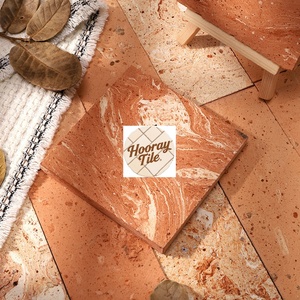 170x170mm di argilla rossa <span class=keywords><strong>in</strong></span> Terracotta rivestimento di pareti e piastrelle per pavimento per esterni da giardino e rivestimento <span class=keywords><strong>in</strong></span> mattoni - Product Image 3