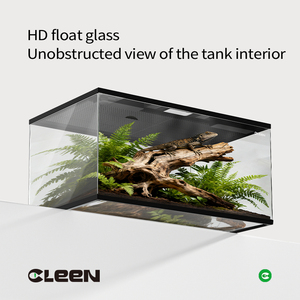 Cleen tùy chỉnh bán buôn 40 gallon Kính bò sát bể hồ cạn đổ pare bò sát giá lồng dọc bò sát bao vây - Product Image 3