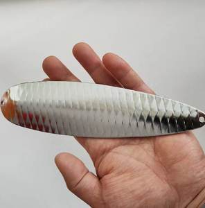 Großhandel Silber-Metall-Fischköder Pailletten Fliegeleder-Lahlzeuge Angelschmuck Angeln Köder-Zubehör - Product Image 5