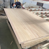 Tablas de Madera Maciza de Paulownia Natural Blanqueable de 4x8 pies para Fabricación de Ataúdes