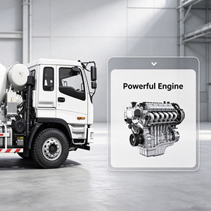 <span class=keywords><strong>Camion</strong></span> malaxeur à béton haute performance anti-usure <span class=keywords><strong>avec</strong></span> <span class=keywords><strong>pompe</strong></span> et moteur, système hydraulique stable pour le transport de ciment en construction urbaine - Product Image 5