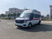 Clinique dentaire mobile diesel JMC rouge, véhicule EURO 6, fourgon médical automatique, longueur 3-8m