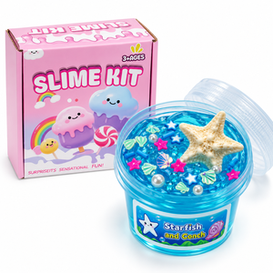 Kit de jouets éducatifs TOYSRUNNER en argile à bulles écologique, jouet souple créatif pour enfants, crème glacée slime, pour les 5-13 ans, vente en gros à prix réduit - Product Image 1