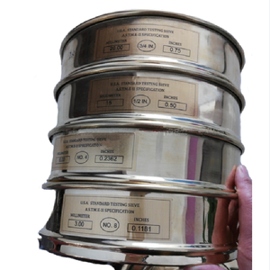 Tamis d'essai de cuivre d'acier inoxydable de grillage tissé par laboratoire standard d'ASTM pour l'essai de sol - Product Image 1