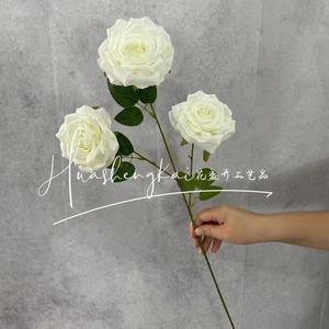 Flores Artificiales de Seda, Alta Simulación, Decoración para Bodas, Reutilizables, Reciclables, Rama Individual MNZC - Product Image 3