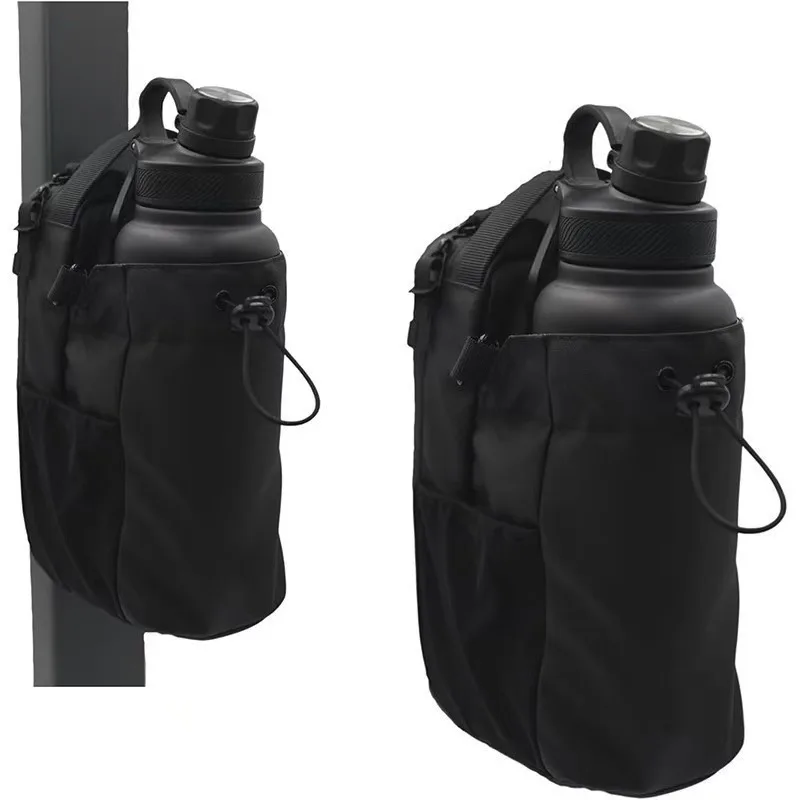 Custom Cross-Border Hot-Selling Fitness Magnetic PU Breathable Waterproof Super Lightweight Water Bottle Bag Crossbody Gym