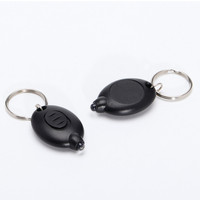Populaire personnalisé 365 ~ 400nm longueur d'onde et couleur Mini LED Blacklight Troch porte-clés lampe de poche ultraviolette UV porte-clés lumière