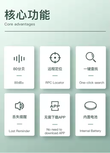Buscador inteligente de alarma antipérdida para iPhone, Ios Itag, BILLETERA, llavero, Etiqueta inteligente, rastreador de mascotas Gps, RSH, MFi, certificado Airtag, Find My Smart Tag - Product Image 5