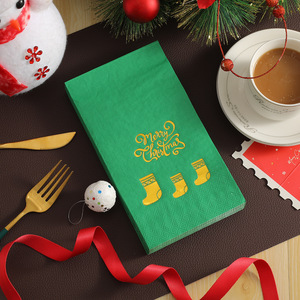 Christmas Printed Paper Napkins 330x400mm 20 Sheets Per Pack For Holiday Parties - Product Image 2