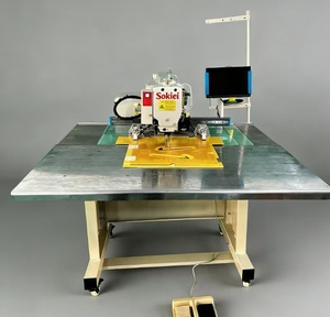 Nouvelle machine à coudre industrielle informatisée pour semelles latérales de chaussures et matériaux épais SPM 800 paires/8 heures de capacité - Product Image 1