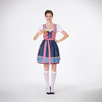 S-XXXL Deutsches Bayerisches Echo Oktoberfest-Kostüm für Karneval Bierfest Cosplay Dienstmädchen-Kostüm