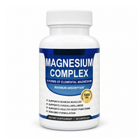 Kapsul Kompleks Magnesium OEM 90 Kapsul dengan Multivitamin untuk Mendukung Kesehatan Tulang, Otot, Saraf, Energi, Suasana Hati, dan Tidur