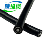 Cables de Alimentación para Construcción de 0.6/1KV, 2*8AWG, Conductor de Aleación de Aluminio 8000, Cable Concéntrico, Aislamiento XLPE, Cubierta de PVC, 6mm DE, Simple
