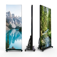 Affiche de publicité intelligente mobile de plancher vertical d'écran d'affichage à LED imperméable d'intérieur de l'étoile P2.5 de Bule