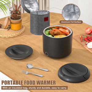 Boîtes à lunch électriques portables Herrfilk 100W Lonchera Electrica Capacité 1,2L Boîte à lunch électrique chauffe-aliments - Product Image 2