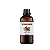 Huile de ricin biologique certifiée à base de plantes, pressée à froid, origine Jiangxi, emballage extérieur neutre disponible, plusieurs formats