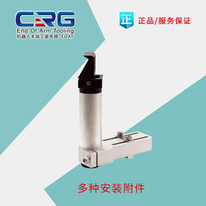 Pince pneumatique à un doigt GFA avec lame inclinée à 35 degrés pour une précision élevée, à commande manuelle - Product Image 4