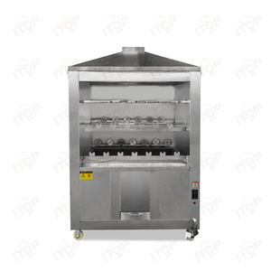 Máquina de Barbacoa Brasileña Rodizio de Acero Inoxidable 220V, Barbacoa de Carbón, Condición: Nueva, IT-BBS-C1, Barbacoa de Carbón de Acero Inoxidable G - Product Image 6