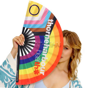 イベントのためのポップカスタム虹プライド旗ハンドファン - Product Image 1