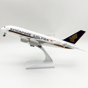 Modèle d'avion en plastique 1:250 Modèle de compagnie aérienne A380 de Singapour de 30cm de bonne qualité pour la décoration intérieure et les modèles de collection d'<span class=keywords><strong>aviation</strong></span> - Product Image 5