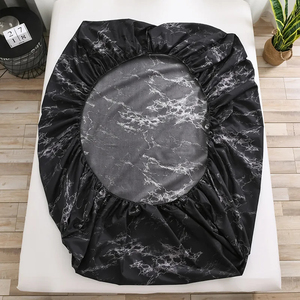 Home Use Top Quality <b>Fitted</b> <b>Sheet</b> 100% Cotton Breathable All Season Adult Custom <b>Printed</b> Solid Ultra Soft Yarn Modern Style - Product Image 5