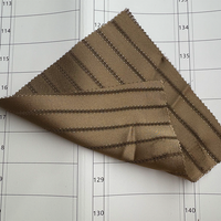 Tissu satiné en acétate à rayures argentées scintillantes de luxe, 190 GSM, matériau non transparent pour abaya et châle islamiques